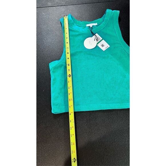 NIA LUCERNE TERRY TANK GREEN SIZE L P1-72 NEW - Picture 5 of 10